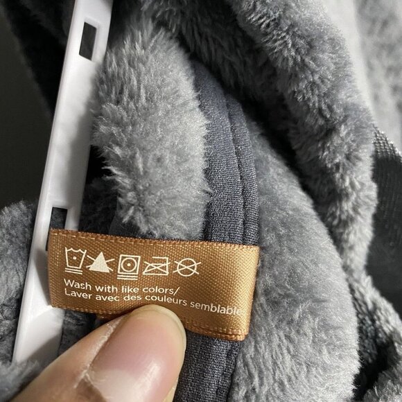 Denver Hayes Women's Charcoal Gray Patterned Super Cozy Lounge Dress - Picture 9 of 9